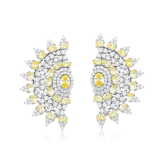 Brinco Leque Yellow Fancy