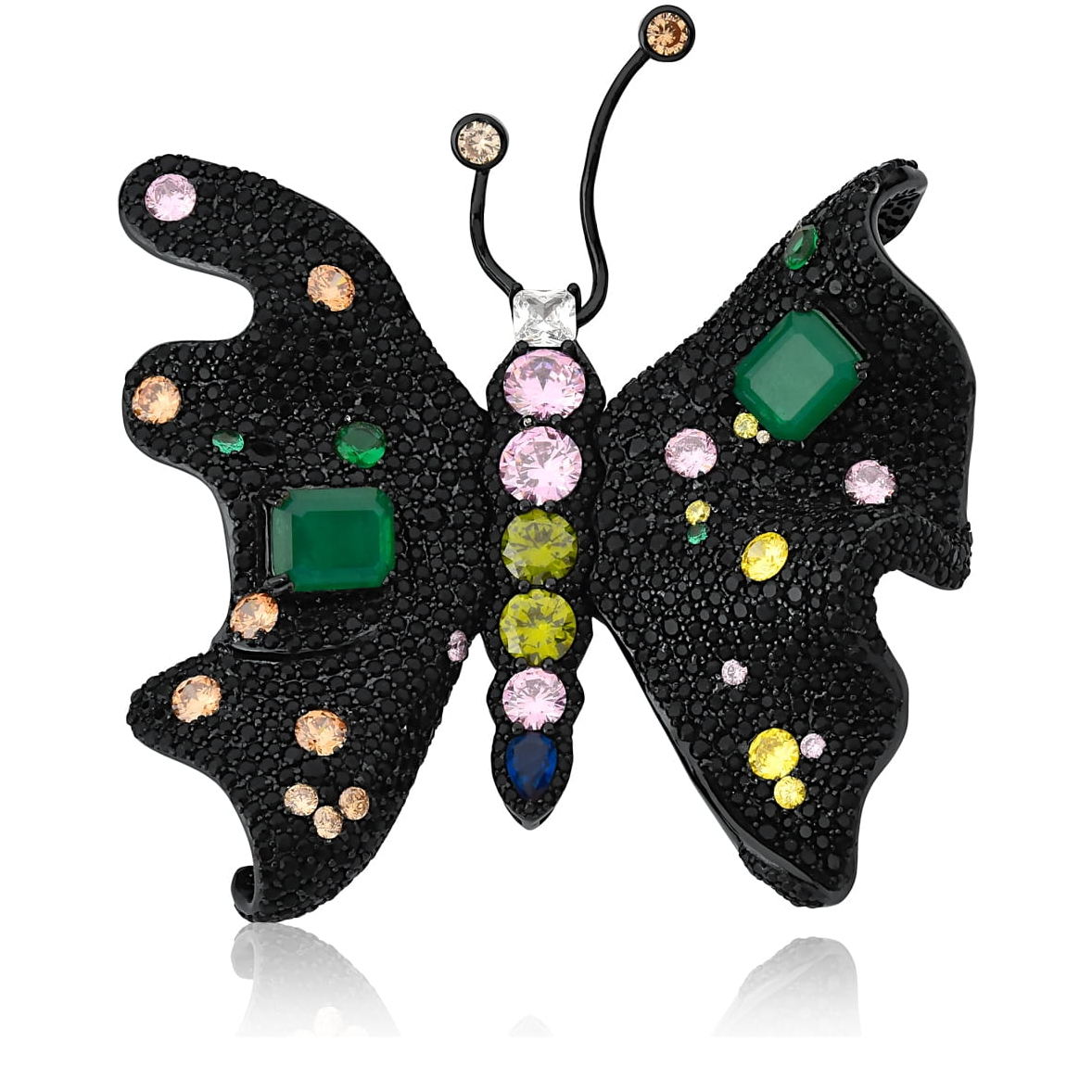 Broche Borboleta Black